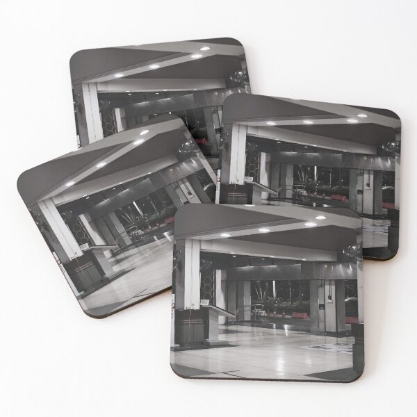 Item preview, Empty Lobby – Sterile Silence Under Fluorescent Light designed and sold by Xynith.