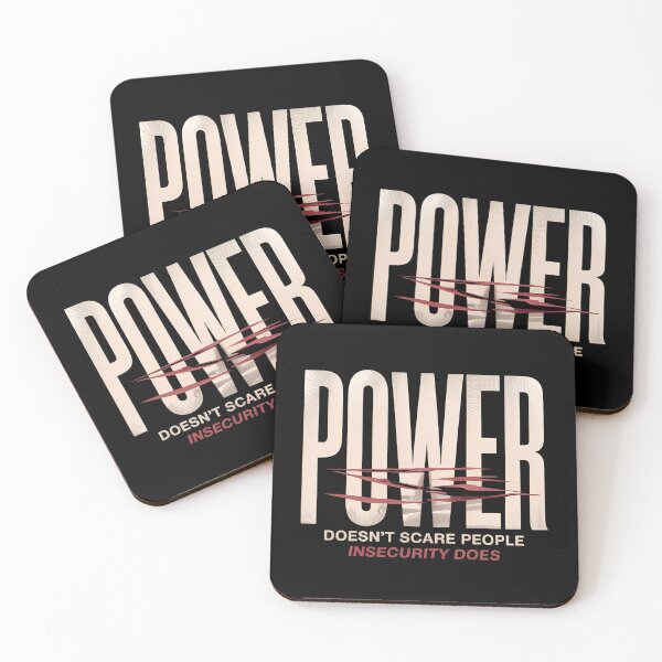 Item preview, Power Doesn’t Scare People. Insecurity Does. - Powerful Mindset designed and sold by QuirkySpark.