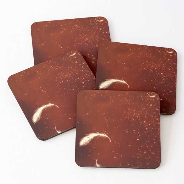 Item preview, falling feathers amongst flying embers designed and sold by M-J-A-C.