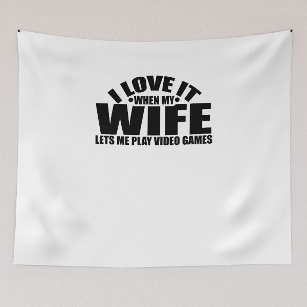 Item preview, I Love It When My Wife Lets Me Play Video Games designed and sold by TeeTimeGuys.