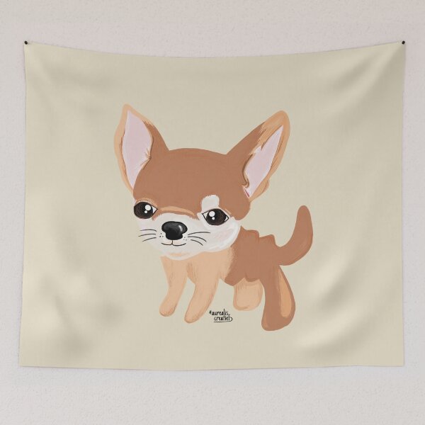 Item preview, chihuahua cartoon pendrawing designed and sold by Aurealis Creatief.