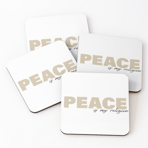 Artikelvorschau, Peace is my Religion, Vanilla Cream entworfen und verkauft von Lichtisign.