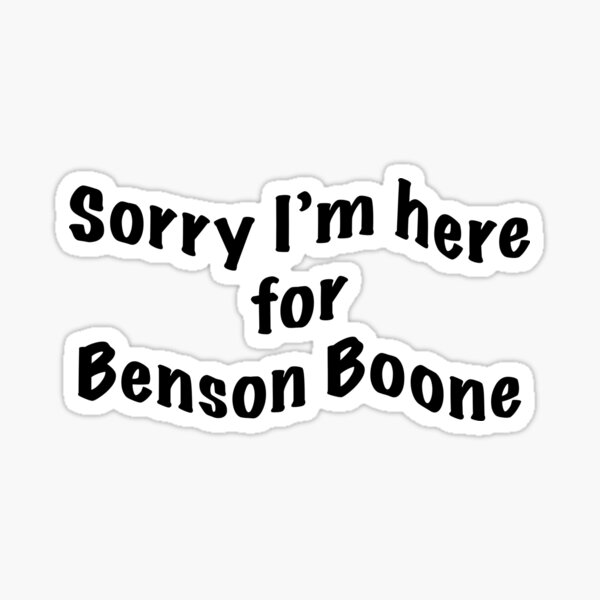 Item preview, Sorry I’m here for Benson Boone designed and sold by YonivanL.