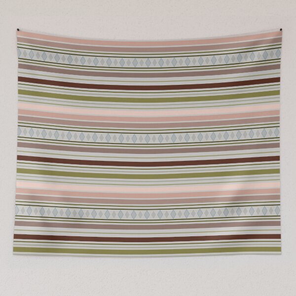 Item preview, Earthy Diamond Stripes. designed and sold by Cinnamonbomb.