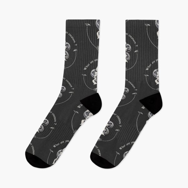 Item preview, What are you, sweet creature? Cute Gothic snake Dark and Delicate Illustration designed and sold by MarieBlly.
