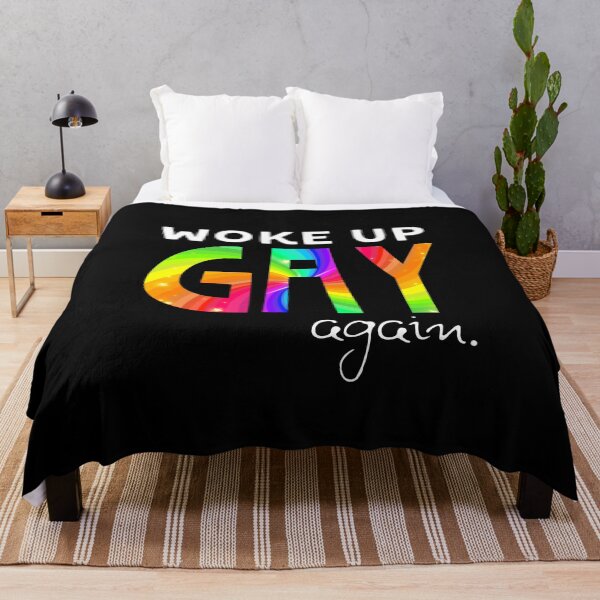 Item preview, Woke Up Gay Again designed and sold by musthavewords.