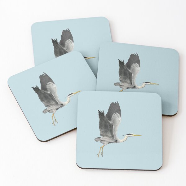 Item preview, Grey Heron in Flight designed and sold by Bwiselizzy.