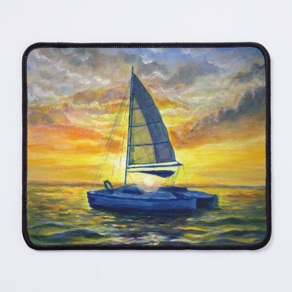 Item preview, Catamaran at down designed and sold by Elena Dunaeva.
