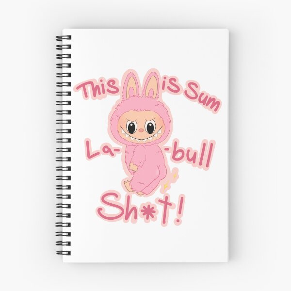 Item preview, Kawaii Pink Bunny Mood Sticker – Labubu / Lafufu Style designed and sold by MrWalebones.