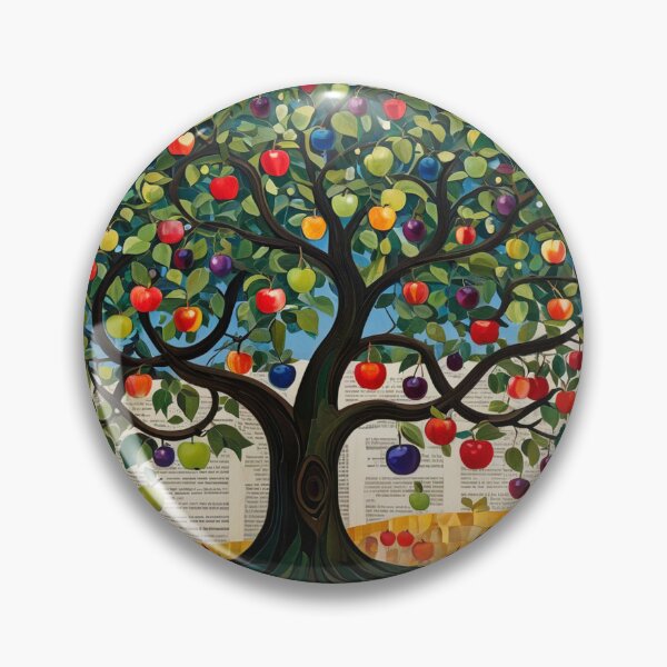 Item preview, Tree of Colorful Apples designed and sold by M-Y-A-R-T-.