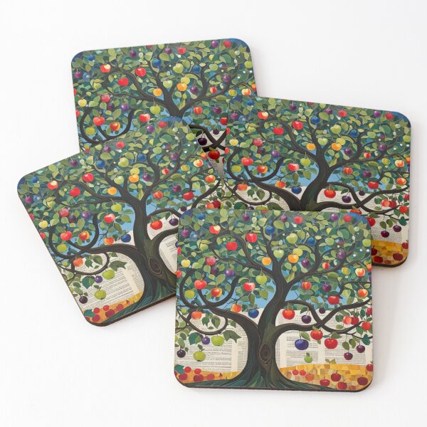 Item preview, Tree of Colorful Apples designed and sold by M-Y-A-R-T-.