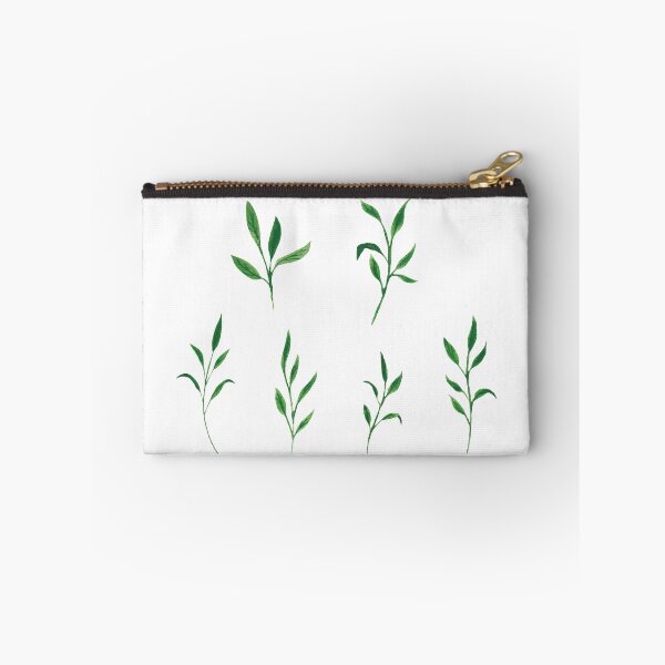 Item preview, Watercolor Green Leaves Set – Botanical Nature Illustration designed and sold by EmeraldeaArt.
