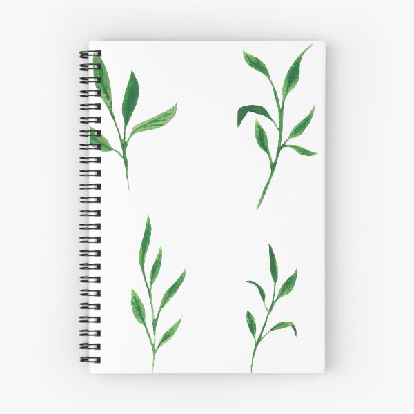 Item preview, Watercolor Green Leaves Set – Botanical Nature Illustration designed and sold by EmeraldeaArt.