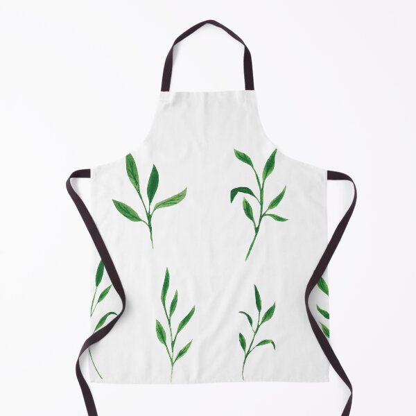Item preview, Watercolor Green Leaves Set – Botanical Nature Illustration designed and sold by EmeraldeaArt.