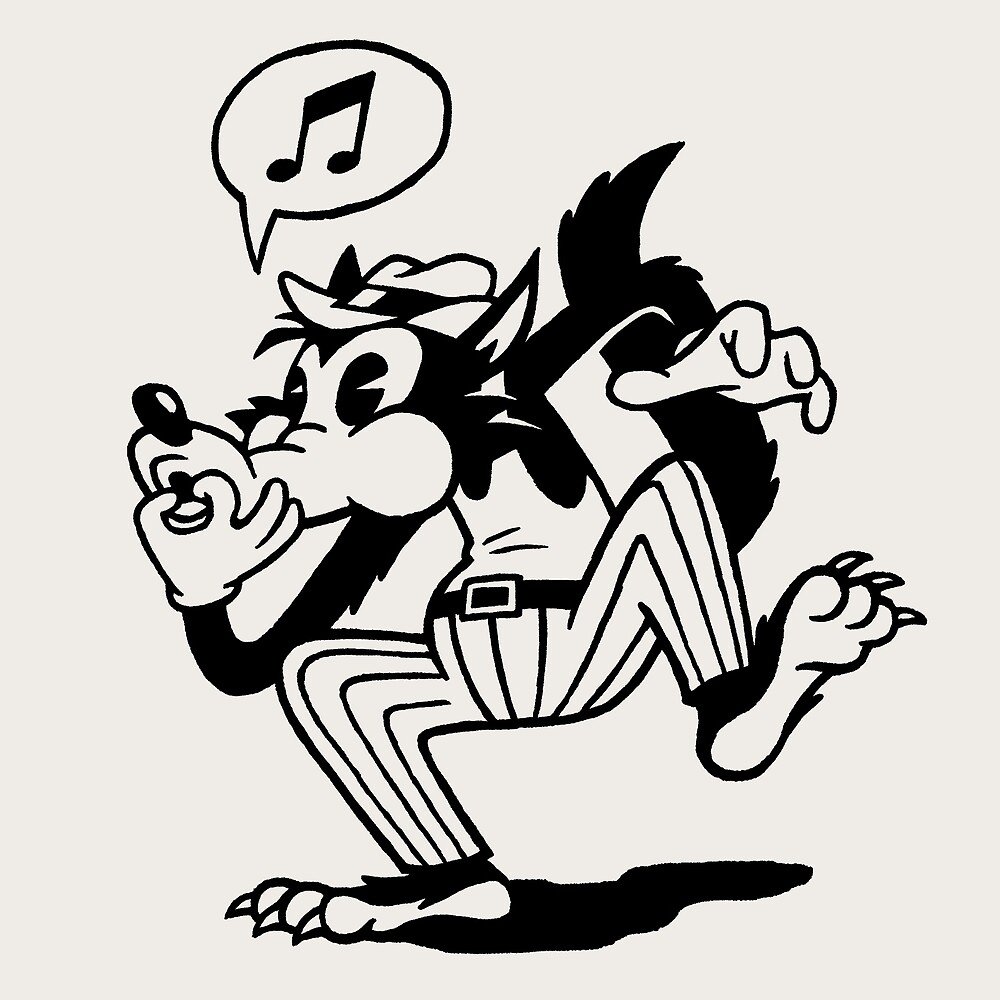 "Wolf Whistle" by HuffNPuff Redbubble