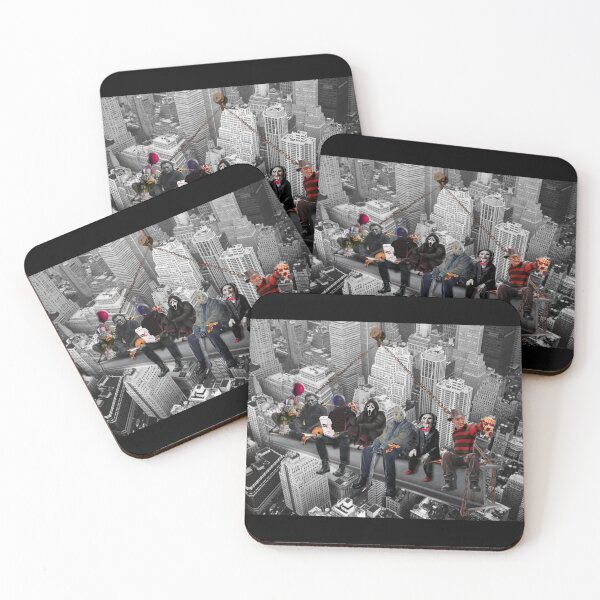 Item preview, Horror Movie Characters Eating Lunch Together designed and sold by Iiswaz.