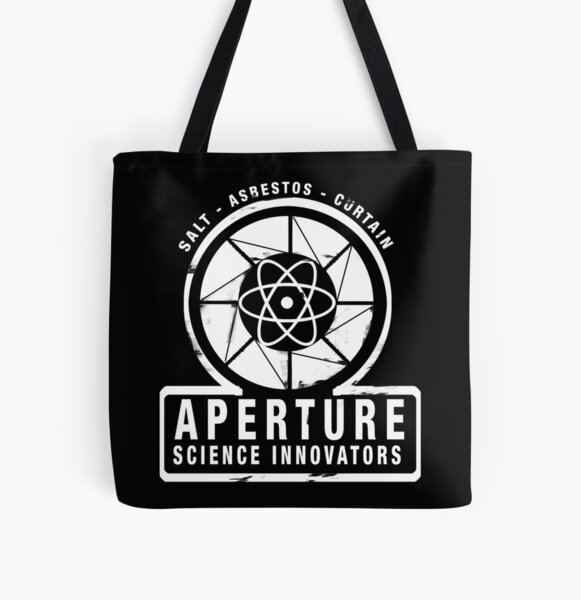 Portal - Aperture Science White All Over Print Tote Bag