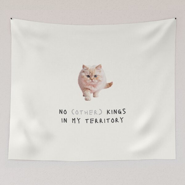Item preview, No Kings...for Cats Lover designed and sold by mallardpark.