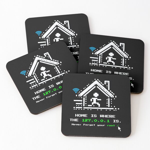Item preview, Home is Where 127.0.0.1 Is – Funny Localhost Pixel Art | Never Forget Your Root | Geek NerdyProgrammer designed and sold by Cree8if.