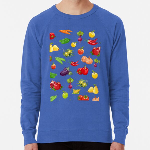 Fruit and vegetable seamless pattern Lightweight Sweatshirt