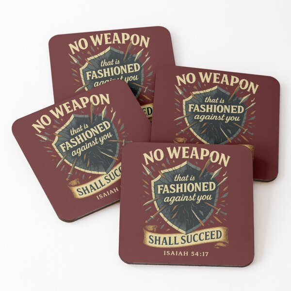 Item preview, Isaiah 54:17 – No Weapon Formed Shall Prosper designed and sold by SimplySelim.