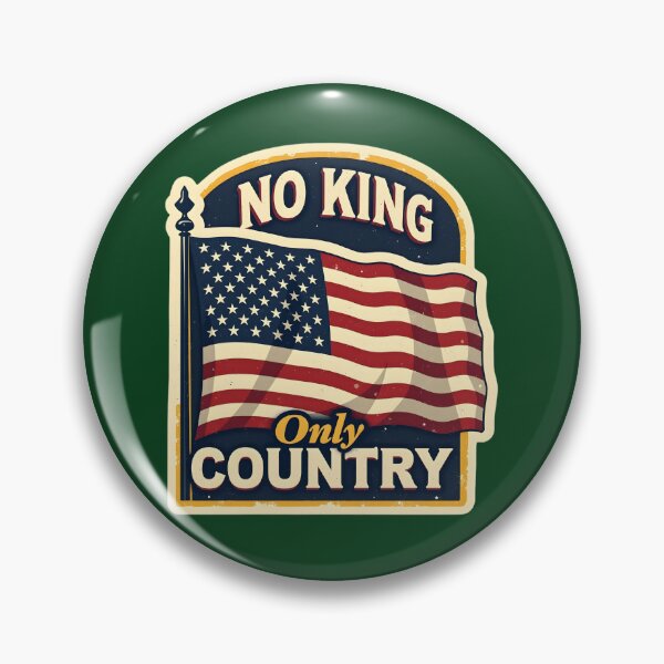 Item preview, No King Only Country designed and sold by Ajay Creative Studio.