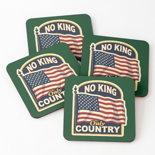 Item preview, No King Only Country designed and sold by Ajay Creative Studio.