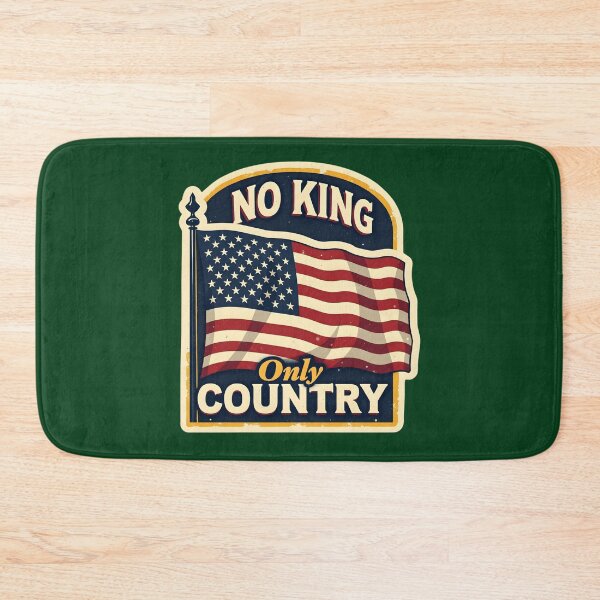 Item preview, No King Only Country designed and sold by Ajay Creative Studio.
