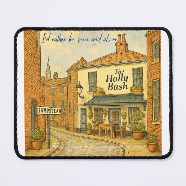 Item preview, Hampstead pub with lyrics designed and sold by RennlyDesigns.