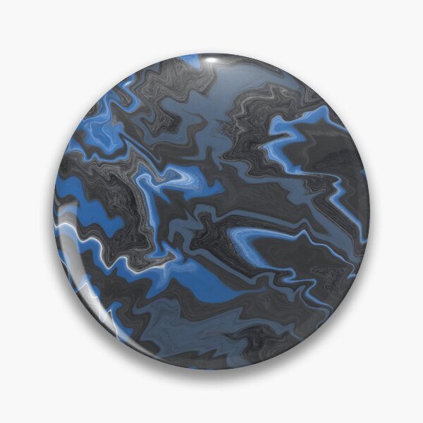 Item preview, Blue and Black Fluid Contemporary Abstract Art Design designed and sold by Abstract65.