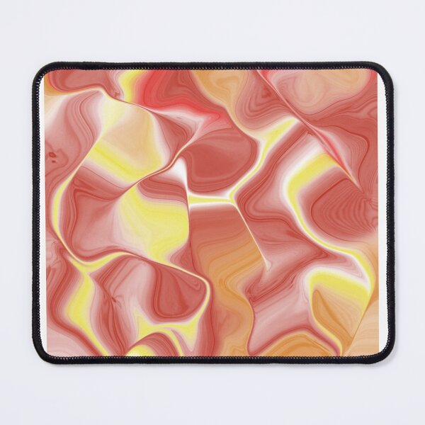 Item preview, Red and Yellow Fluid Contemporary Abstract Art Design designed and sold by Abstract65.