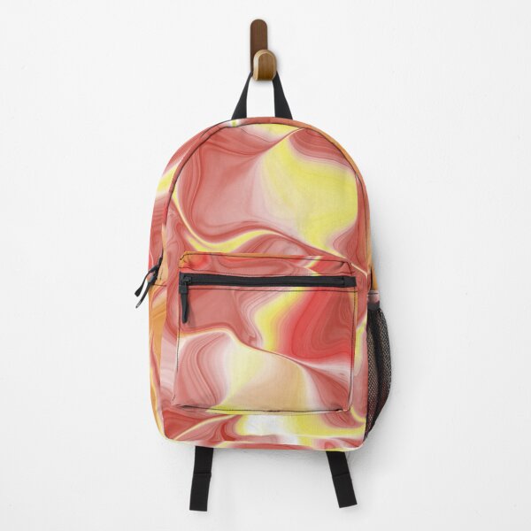 Item preview, Red and Yellow Fluid Contemporary Abstract Art Design designed and sold by Abstract65.