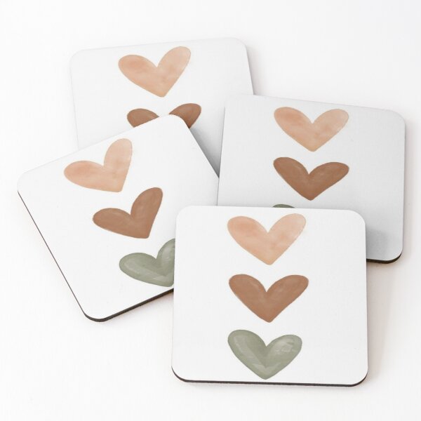 Item preview, drawing of three hearts in harmony design designed and sold by NivyasArtistry.