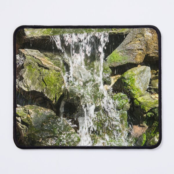 Item preview, Sunlit Waterfall Fountain with Rainbowed Splashes designed and sold by Georgia Mizuleva.
