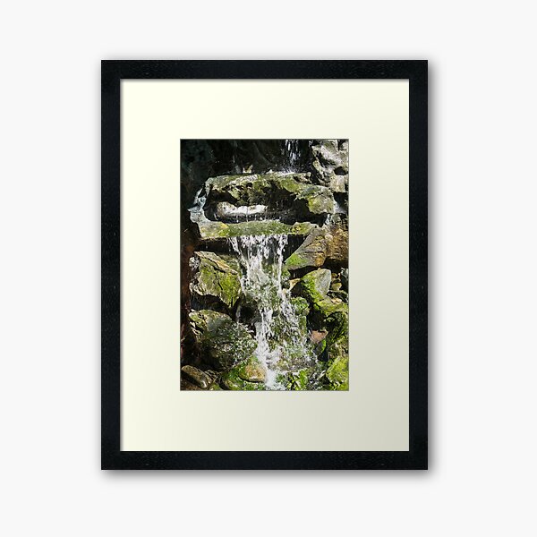Item preview, Sunlit Waterfall Fountain with Rainbowed Splashes designed and sold by Georgia Mizuleva.
