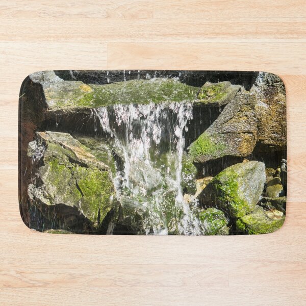 Item preview, Sunlit Waterfall Fountain with Rainbowed Splashes designed and sold by Georgia Mizuleva.