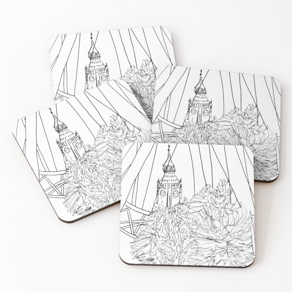 Item preview, Big Ben and London Eye from Jubilee Garden designed and sold by PaintingPositives.