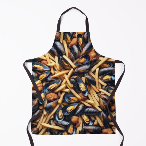 Item preview, Mussels and fries streetwear and accessories designed and sold by Angry-Wears.