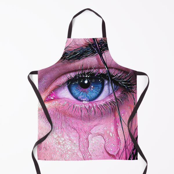 Item preview, Hyperreal Blue Eye with Dripping Water and Pink Glow designed and sold by Taans-Creation.