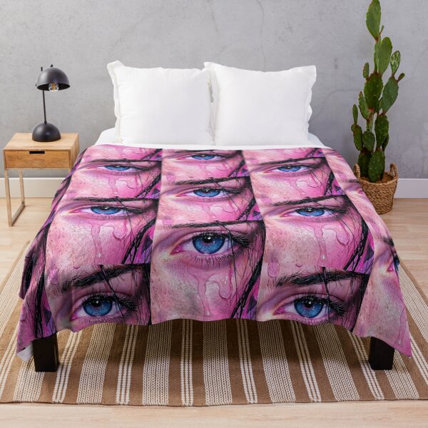 Item preview, Hyperreal Blue Eye with Dripping Water and Pink Glow designed and sold by Taans-Creation.