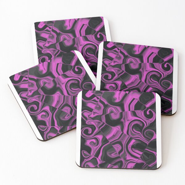 Item preview, Back and Pink Fluid Contemporary Abstract Art Design designed and sold by Abstract65.