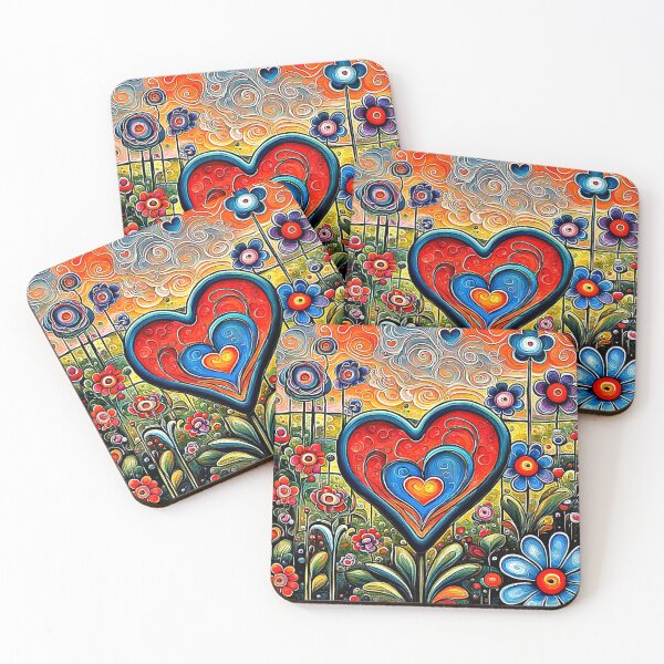 Item preview, Hearts and Flowers 1 designed and sold by George Hutton Hunter.