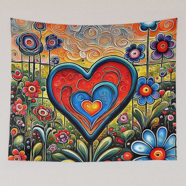 Item preview, Hearts and Flowers 1 designed and sold by George Hutton Hunter.
