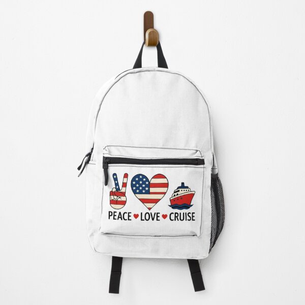 Item preview, Peace Love Cruise USA Vacation Vibes designed and sold by HandicraftArt.