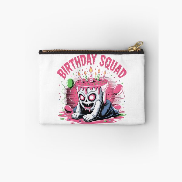Item preview, Birthday Squad – Creepy Funny Horror Cake Monster Tee designed and sold by Start with INGz.