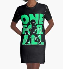 One for all Deku Graphic T-Shirt Dress