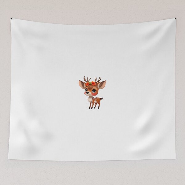 Item preview, Floral deer sticker. designed and sold by Vegasstickers.