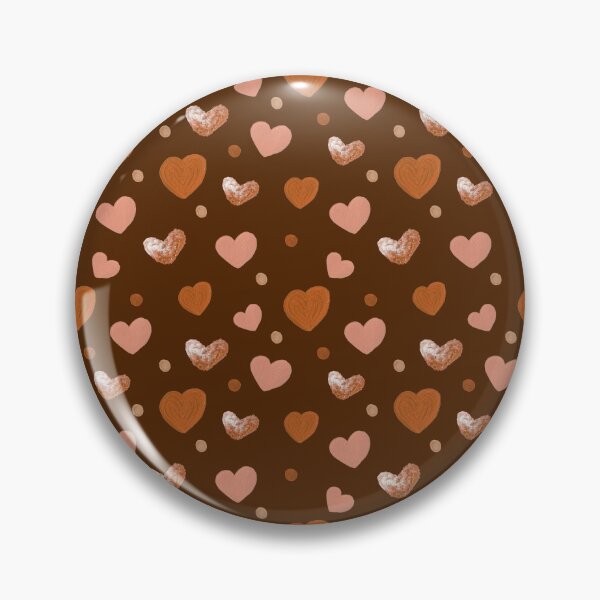 Item preview, Romantic hearts - Orange and brown  designed and sold by Kaushlydraw.