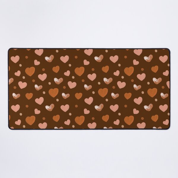 Item preview, Romantic hearts - Orange and brown designed and sold by Kaushlydraw.