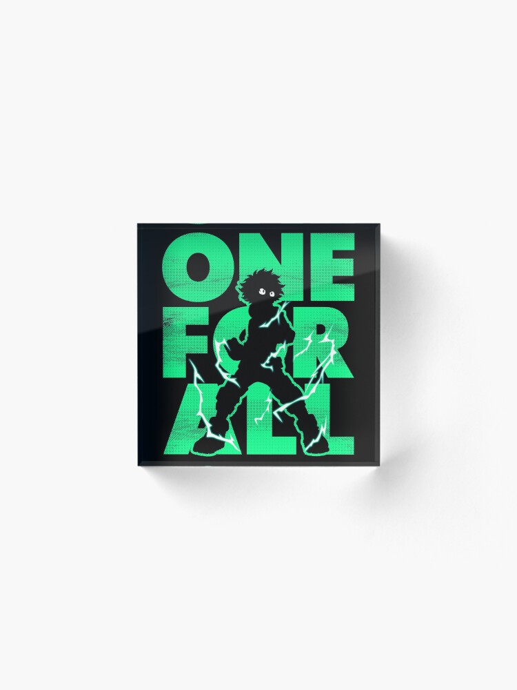 Alternate view of One for all Deku Acrylic Block